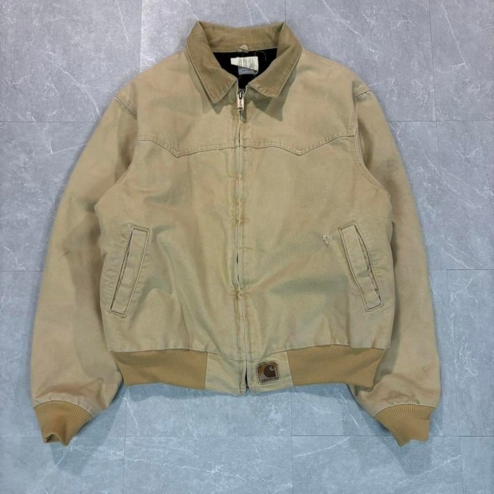 1990's Cream Carhartt Sante Fe Jacket #Workwear